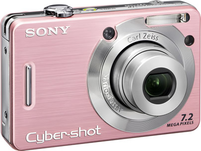 SONY ELECTRONICS PINK DSC-W5