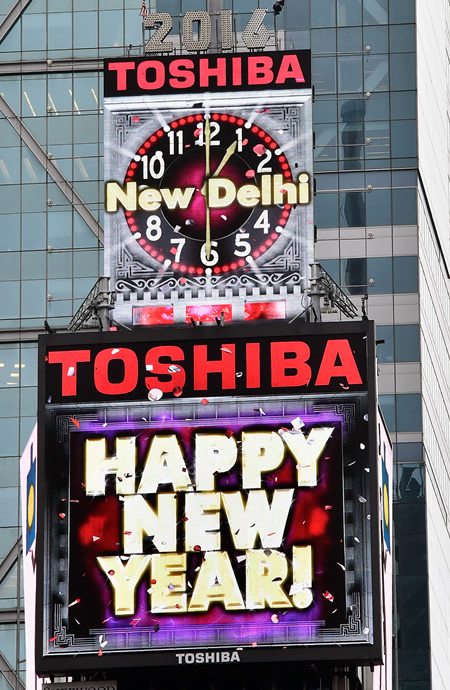 New York Times Square New Year