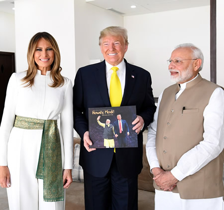 President Trump in India