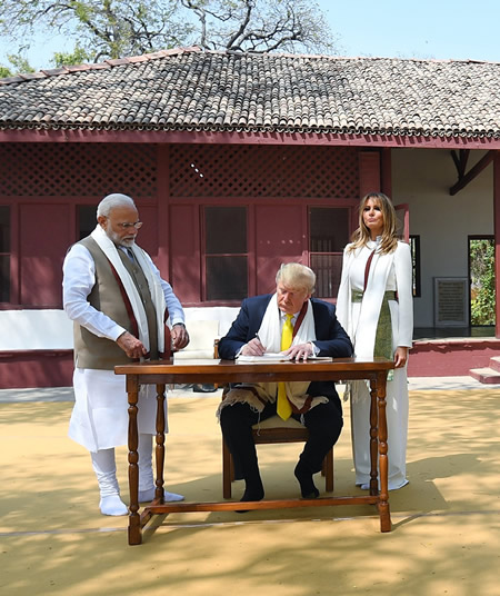 President Trump in India