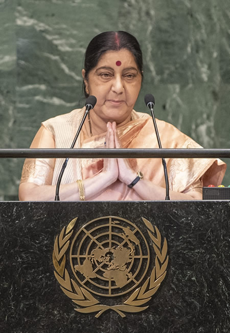United Nations, Sushma Swaraj