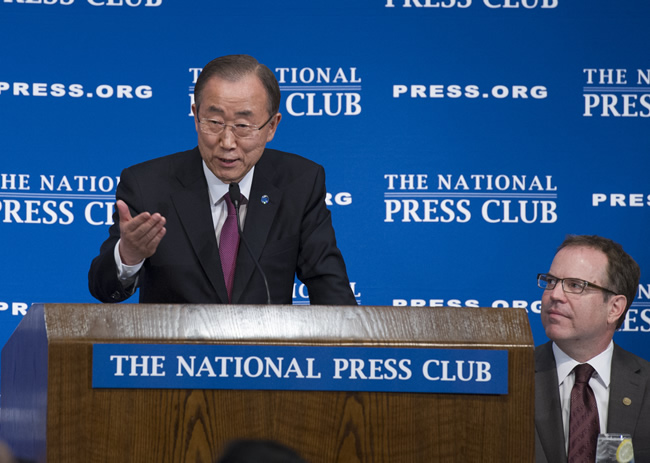 Ban Ki-moon, UN, NPC