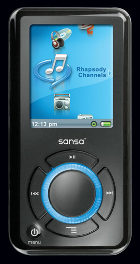 REALNET SANSA Rhapsody MP3 Player