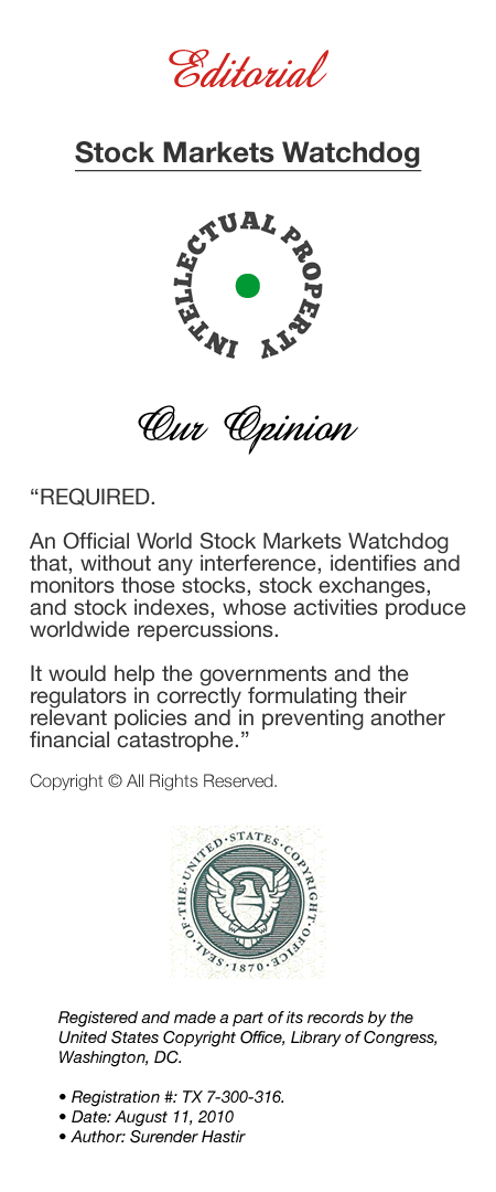 Stock Markets Watchdog